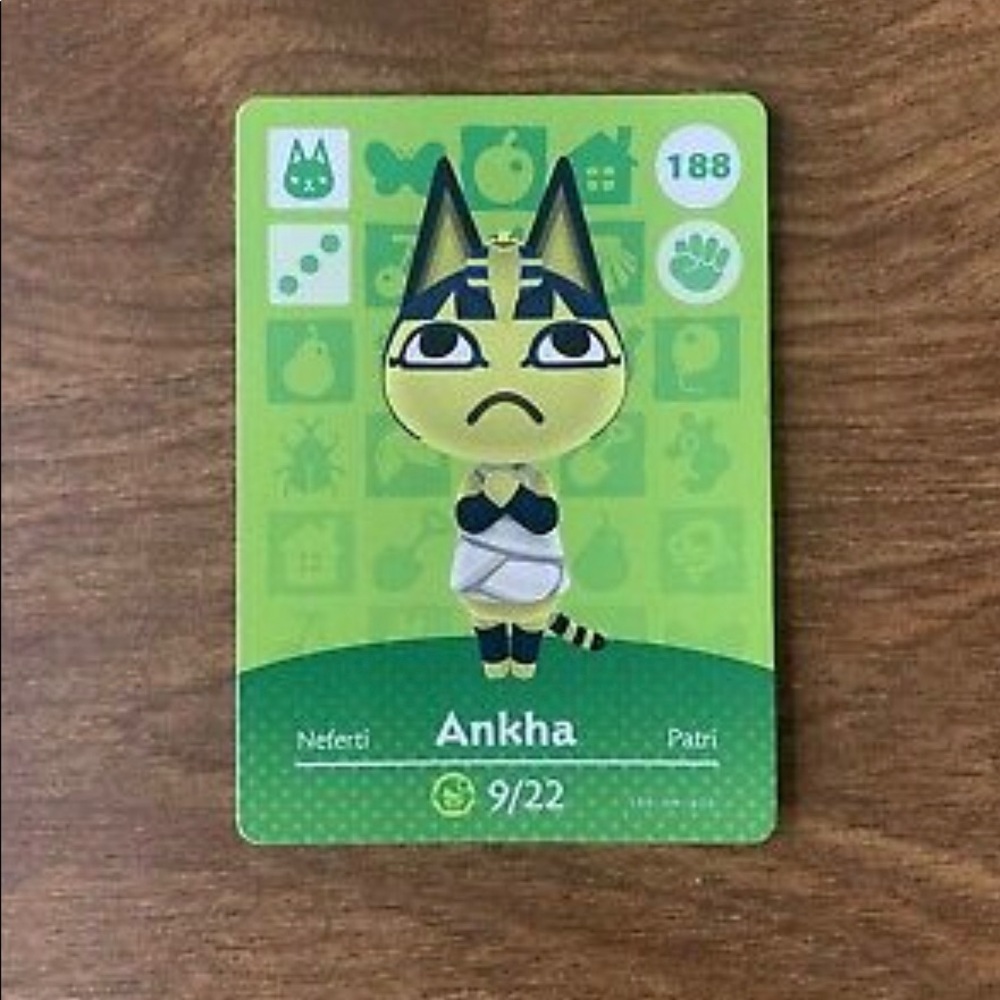 Ankha Amiibo Card